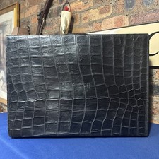 Antique large Crocodile Skin Suitcase by “J.C. VICKERY, Regent St, London VGC