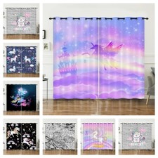 Unicorn Rainbow Curtains