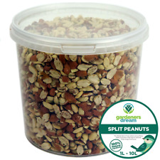GardenersDream Split Peanuts - Fresh Premium Wild Bird Seed Garden Food Nut Feed