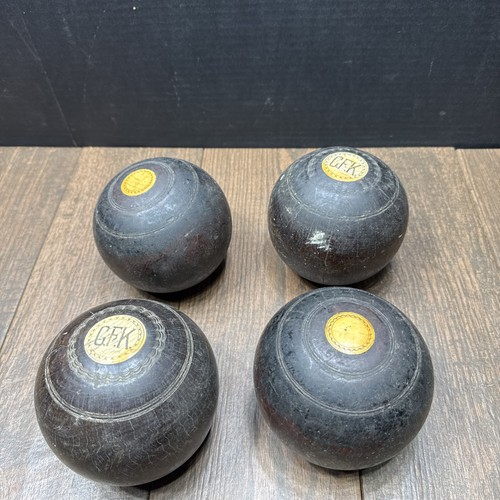Lawn bowling ball antique - lawn,