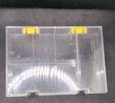 Plastic Storage Box Organiser with 7 Compartments Clear