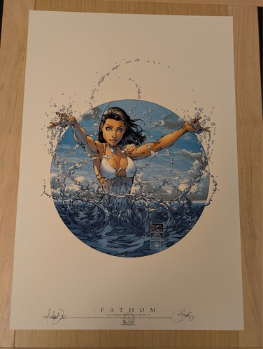 Fathom art print signed - art,