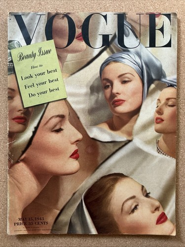 Vintage vogue magazine may - vintage,