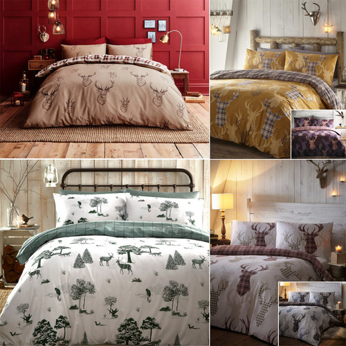 Stag duvet cover - stag, set