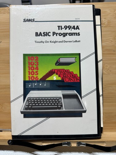 Sams basic programs - sams, ti-99/4a