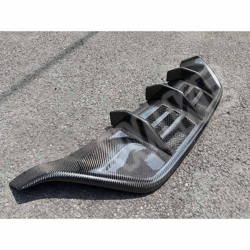 Real carbon fiber - rear, bumper