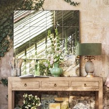 Graham and Green Antiqued Squares Wall Mirror