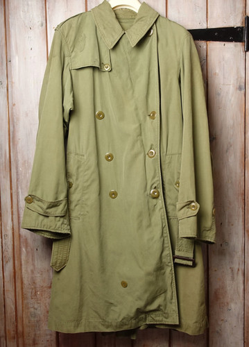 Vintage french army trench - army,