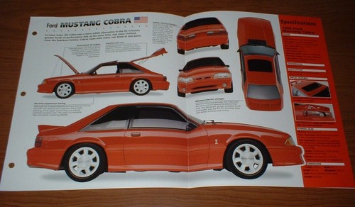 1993 mustang svt - mustang, spec