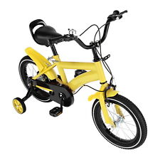14inch Kids Bike Unisex Children Boys Girls Cycling Bicycle Bike Yellow Gifts