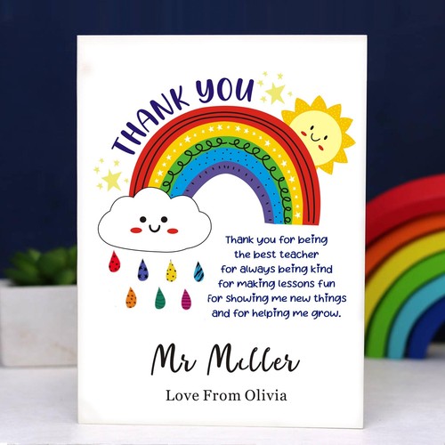 Personalised teacher gifts - teacher,