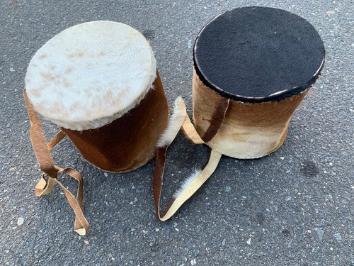 African handmade drum bongo - african,