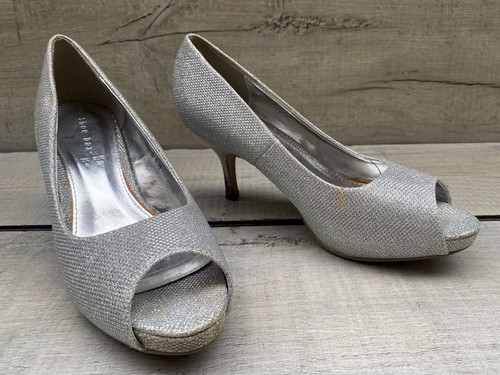 Womens shoe box silver - silver, glitter
