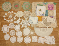 LACE, CROCHET & EMBROIDERY BUNDLE, Vintage.