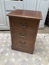 3 Drawer Bedside Cabinet Table