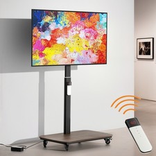 Electric Smart TV Lift / Motorised Height Adjustable Floor Stand for 37"-77" LCD