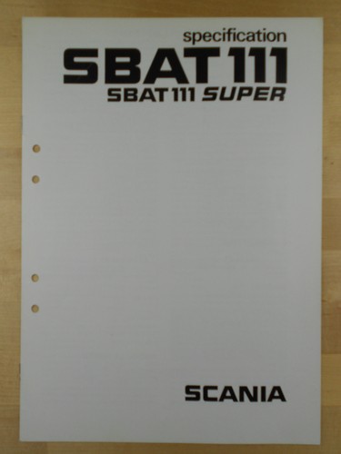 Scania sbat111 6x6 - sbat111, brochure