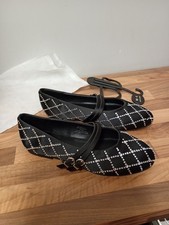 Ladies Sparkle Flat Shoes. Size 5 From River Island.Nwt.