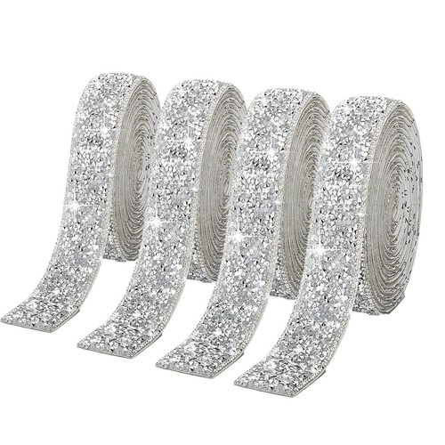 Rolls silver glitter resin - 4,