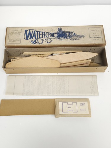 Vintage wooden boat kit - wooden,