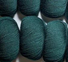Job lot knitting crochet yarn wool 10x Ball MERINO Wool Blend DK Green L1270