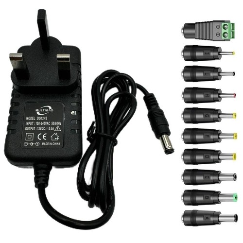 12v dc adapter - ac,