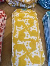 Tots Bots Peenut Bamboozle Pad Giggleraff Giraffe Print Reusable Cloth Nappy