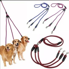 Nylon 3 Way Dog Coupler Leads