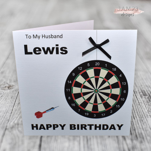 Personalised male darts - personalised,