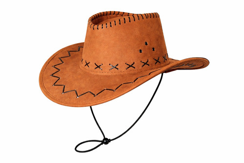 Brown cowboy hat western - brown,