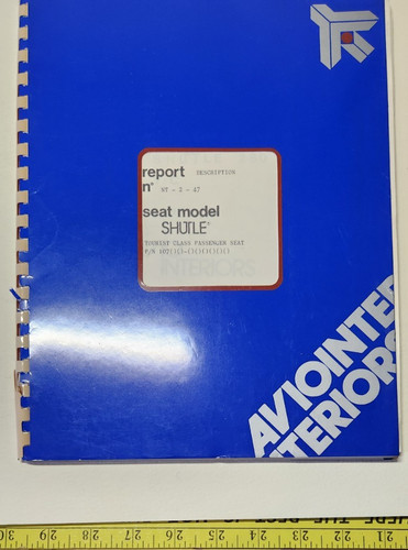 Vtg avio interiors aircraft - ,