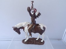 Deliverance By Chuck Ren Native American Metal Figure Hamilton Collection