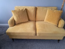 Dusk 2 seater sofa mustard