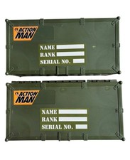 Action Man Storage Crates x2