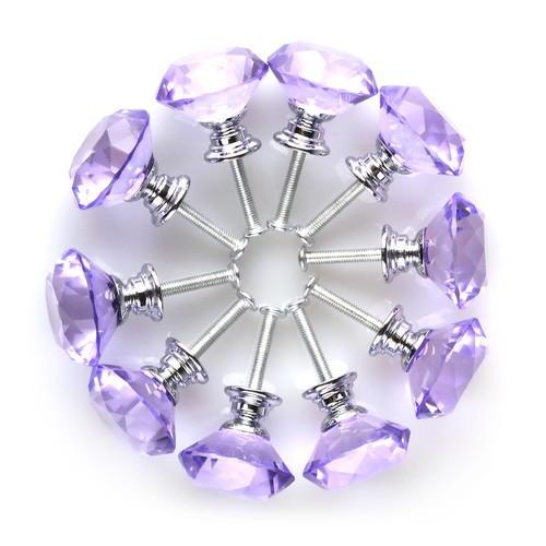 10pcs 30mm dia clear crystal - 30mm,
