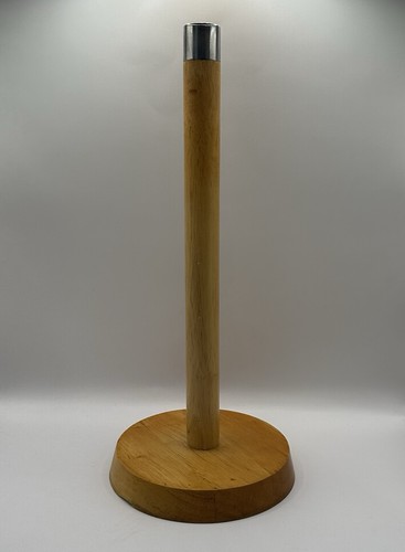 Solid wood paper towel - wood, holder