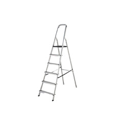 Werner 6 Tread Platform Step Ladder Aluminium EN131 Certified Heavy Duty