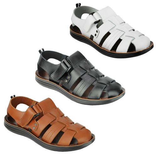 Mens leather cross strap - leather,