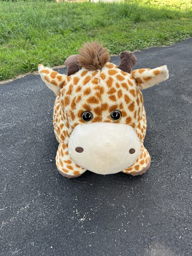 Giraffe plush chair kelly - giraffe,