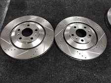 2 NEW REAR BRAKE DISC FOR AUDI