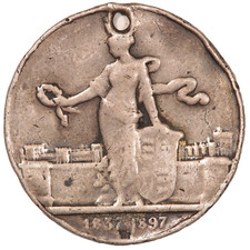1897 QUEEN VICTORIA DIAMOND JUBILEE MEDAL (#5539)