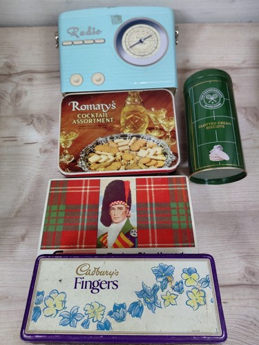 Vintage tins mixed bundle - vintage,