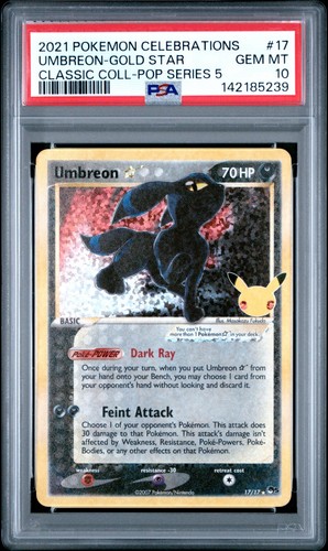 Umbreon gold star psa - gold,