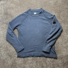 Cp Company Knitted Cotton Jumper Uk Xl Blue