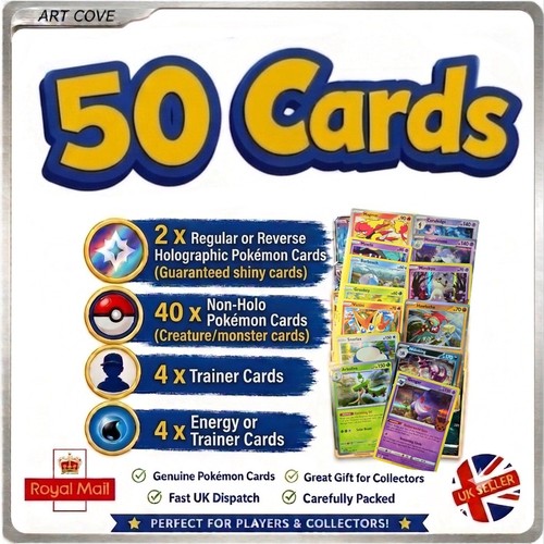 50x pokemon card bundle tcg - 50x,