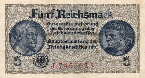 Genuine german reichsmark - genuine, 5