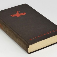 Manfred von Richthofen, German WWI Fighter Ace book 'The Red Baron' with photos