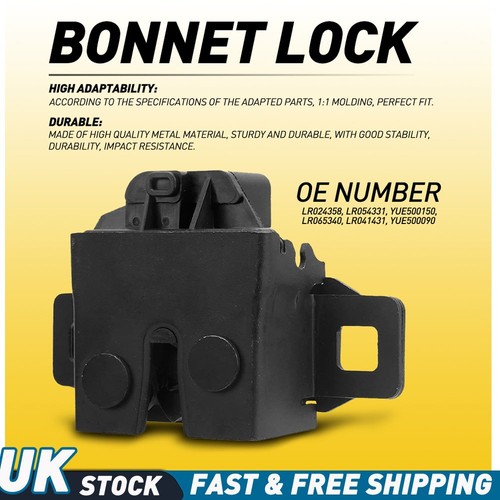 Front bonnet hood lock latch - front,