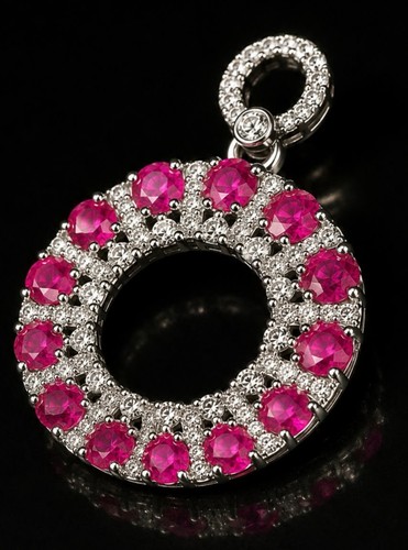Genuine ruby and stimulated - genuine,