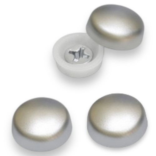Shower screw cover caps satin - cover,
